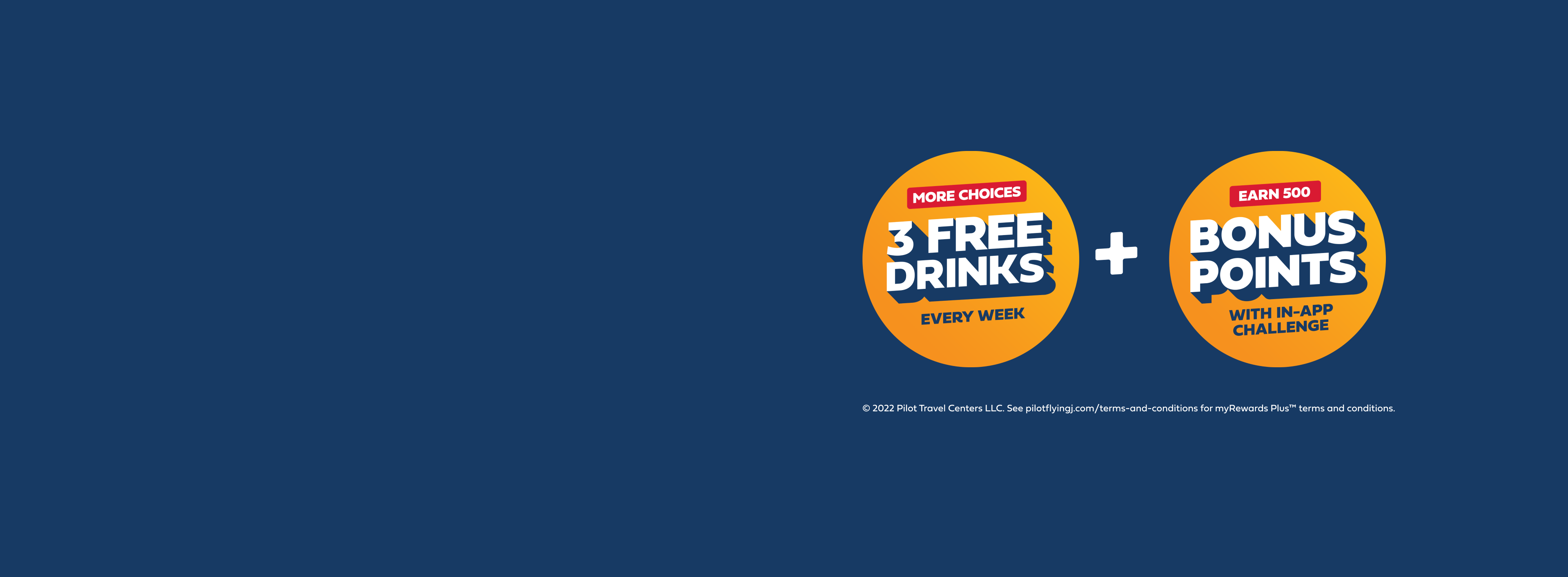 driver appreciation month - 3 free drinks plus bonus points for pro drivers