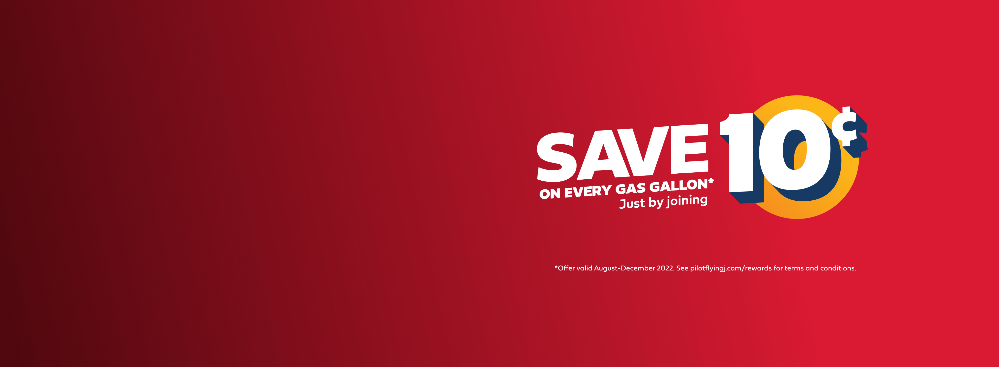 Save 10 cents on every gallon just by joining - See terms